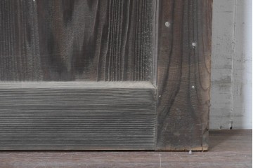 アンティーク建具　大正から昭和初期　杉材　木味の良さが引き立つ蔵戸1枚　(R-087463)