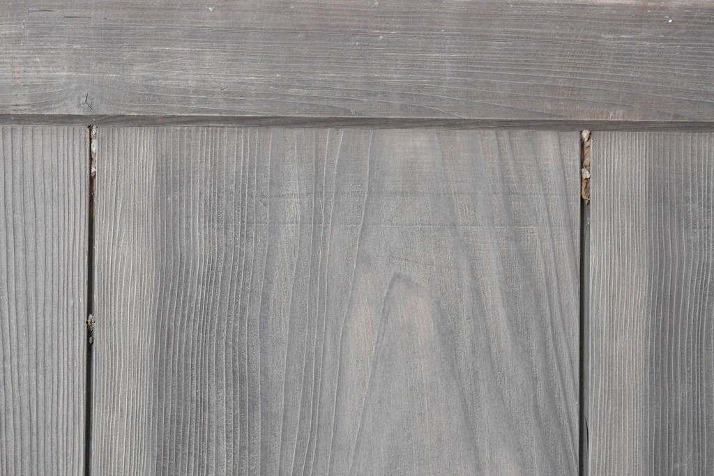 アンティーク建具　大正から昭和初期　杉材　木味の良さが引き立つ蔵戸1枚　(R-087463)