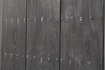 アンティーク建具　大正から昭和初期　杉材　木味の良さが引き立つ蔵戸1枚　(R-087463)