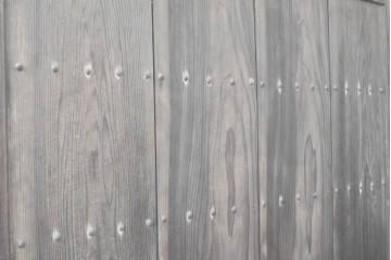 アンティーク建具　大正から昭和初期　杉材　木味の良さが引き立つ蔵戸1枚　(R-087463)