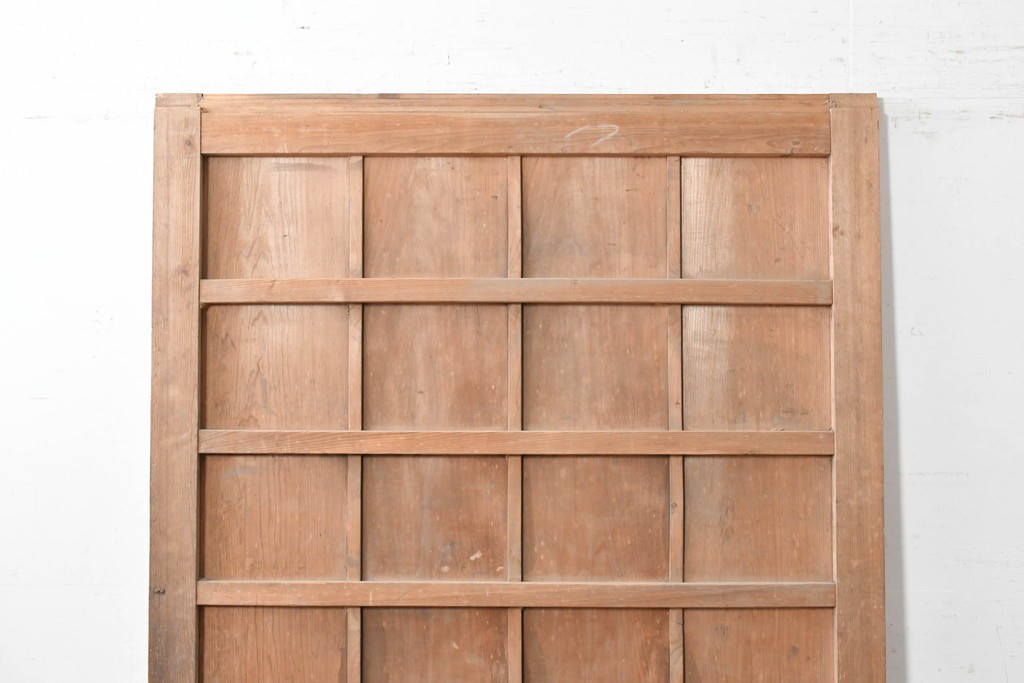 アンティーク建具　大正から昭和初期　杉材　木味の良さが引き立つ蔵戸1枚　(R-087463)