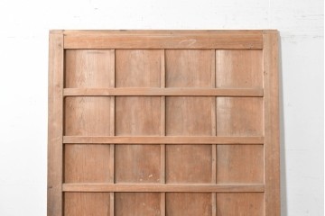 アンティーク建具　大正から昭和初期　杉材　木味の良さが引き立つ蔵戸1枚　(R-087463)