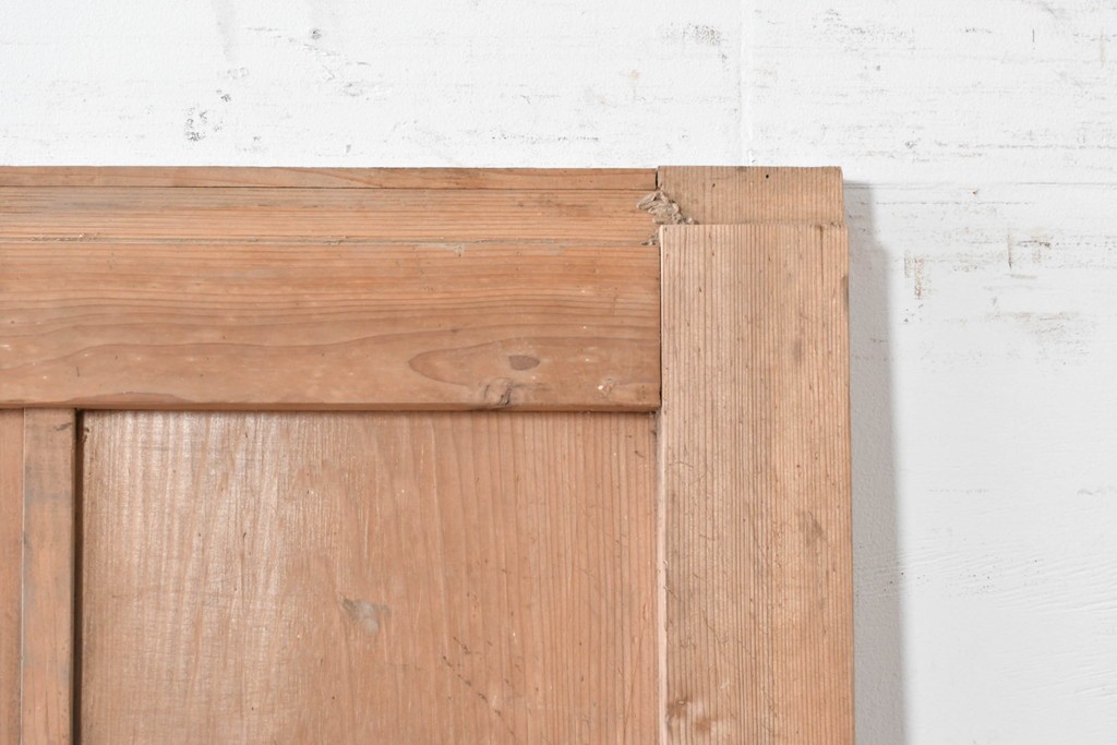 アンティーク建具　大正から昭和初期　杉材　木味の良さが引き立つ蔵戸1枚　(R-087463)