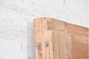 アンティーク建具　大正から昭和初期　杉材　木味の良さが引き立つ蔵戸1枚　(R-087463)