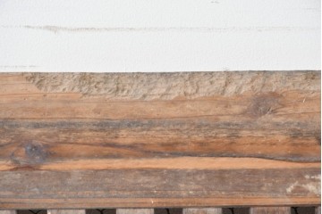 アンティーク建具　明治から大正期　時を重ねた木味が魅力の格子蔵戸1枚　(R-087465)