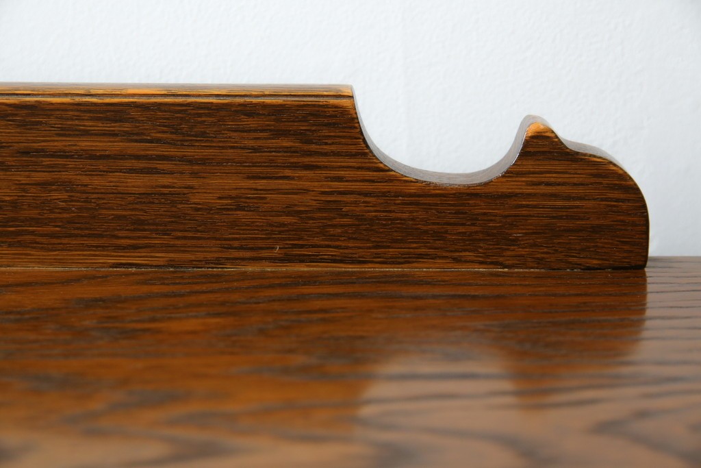 中古　美品　三越家具(現カントリーハウス)　Brugge(ブルージュ)　素材の美しさが引き立つステンドグラス入りのサイドボード　(R-087478)