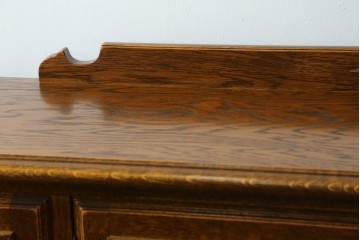 中古　美品　三越家具　COUNTRY HOUSE(カントリーハウス)　Brugge(ブルージュ)　素材の美しさが引き立つステンドグラス入りのサイドボード　(R-087478)