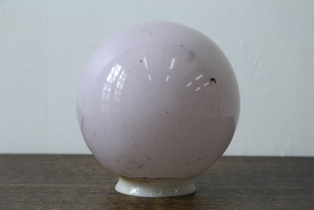 和製アンティーク　昭和初期　丸いシェードが可愛らしいレトロなウォールライト　(R-087481)