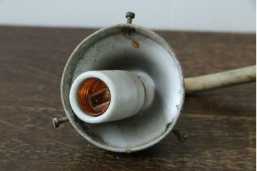 和製アンティーク　昭和初期　丸いシェードが可愛らしいレトロなウォールライト　(R-087481)