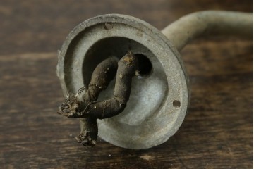 和製アンティーク　昭和初期　丸いシェードが可愛らしいレトロなウォールライト　(R-087481)