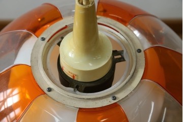 和製ヴィンテージ　昭和レトロ　ナショナル(National、松下電工)　レトロポップなペンダントライト　(R-087484)