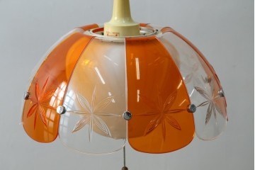 和製ヴィンテージ　昭和レトロ　ナショナル(National、松下電工)　レトロポップなペンダントライト　(R-087484)