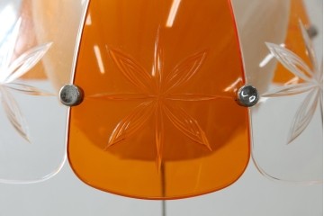 和製ヴィンテージ　昭和レトロ　ナショナル(National、松下電工)　レトロポップなペンダントライト　(R-087484)