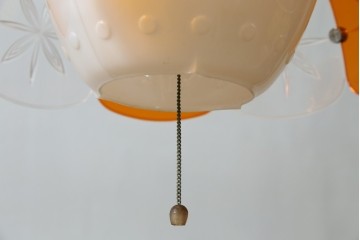 和製ヴィンテージ　昭和レトロ　ナショナル(National、松下電工)　レトロポップなペンダントライト　(R-087484)