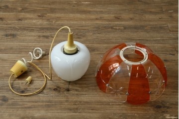 和製ヴィンテージ　昭和レトロ　ナショナル(National、松下電工)　レトロポップなペンダントライト　(R-087484)