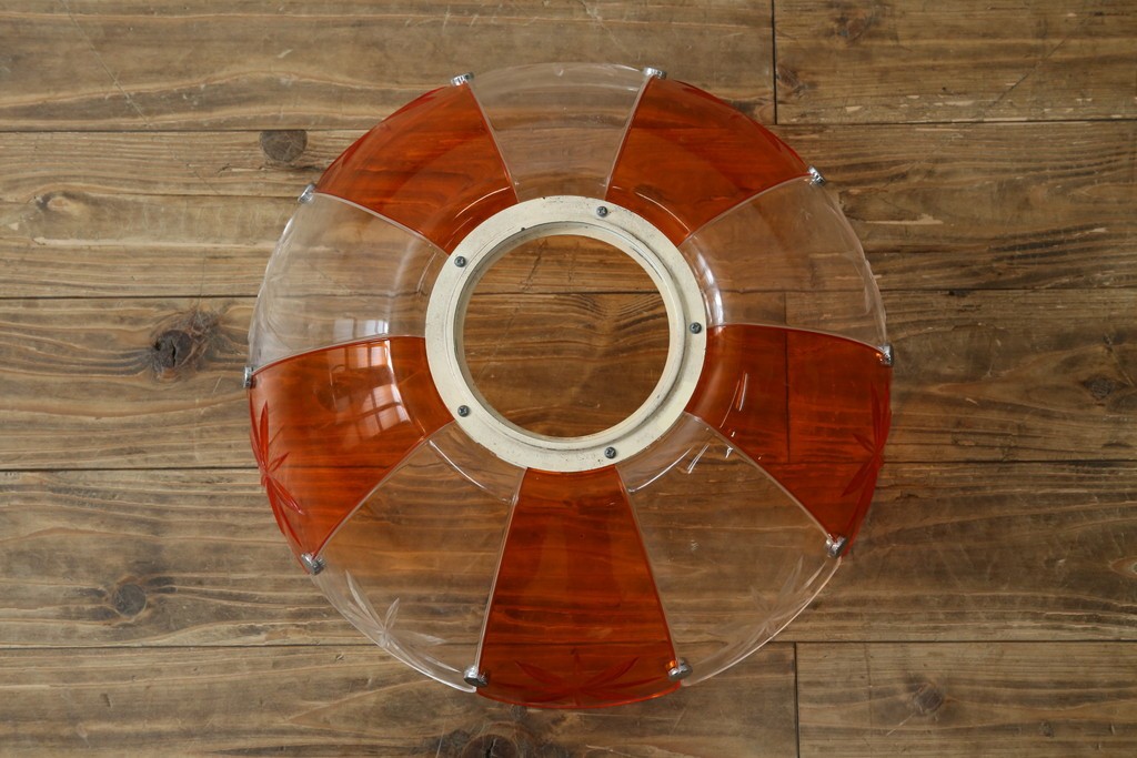 和製ヴィンテージ　昭和レトロ　ナショナル(National、松下電工)　レトロポップなペンダントライト　(R-087484)