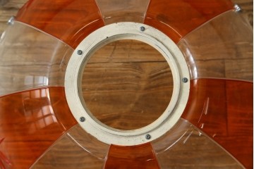 和製ヴィンテージ　昭和レトロ　ナショナル(National、松下電工)　レトロポップなペンダントライト　(R-087484)