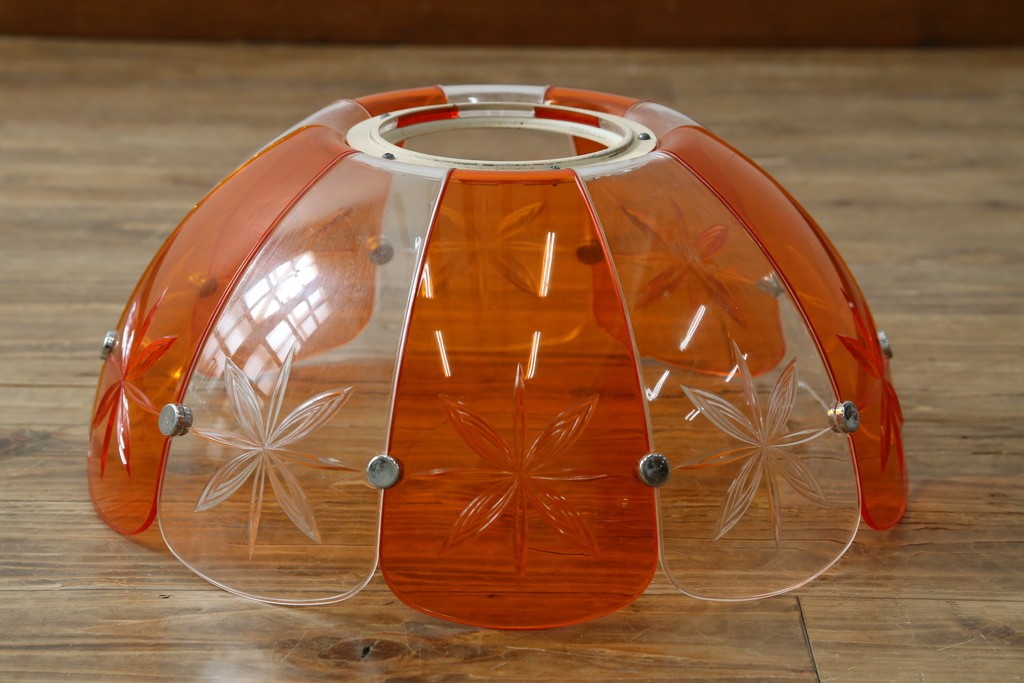 和製ヴィンテージ　昭和レトロ　ナショナル(National、松下電工)　レトロポップなペンダントライト　(R-087484)