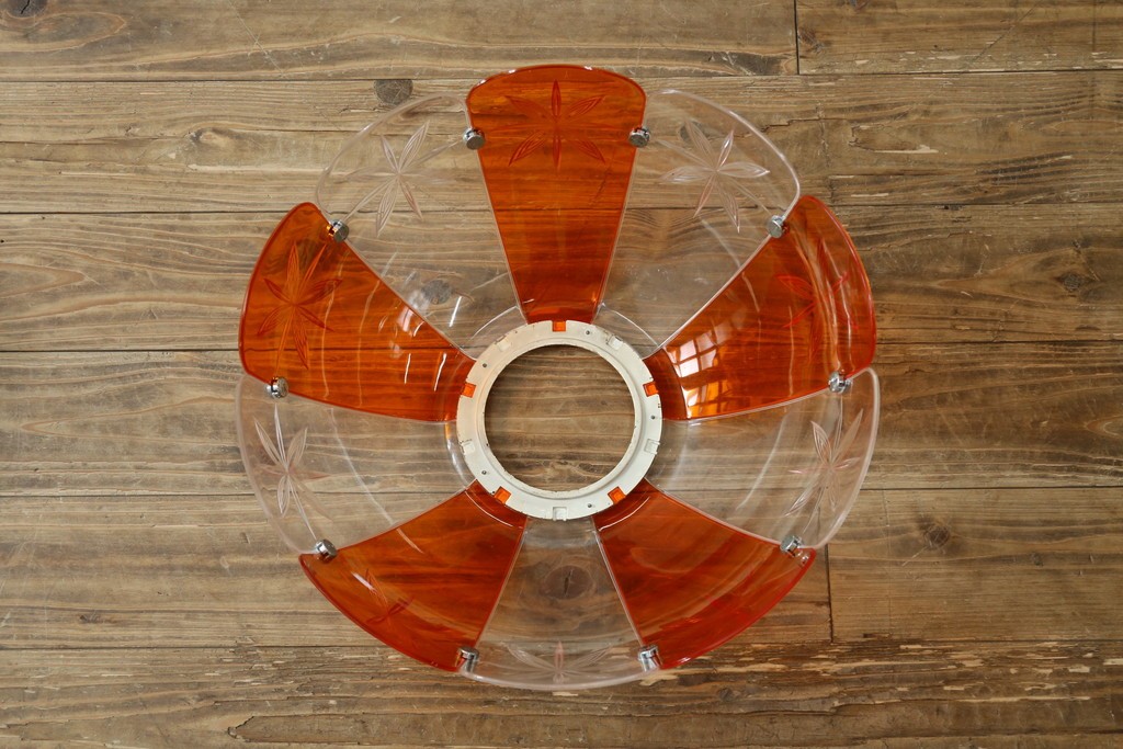 和製ヴィンテージ　昭和レトロ　ナショナル(National、松下電工)　レトロポップなペンダントライト　(R-087484)