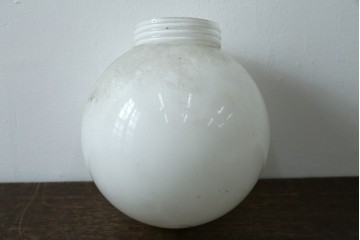 《引っ掛けシーリング式ペンダントライト加工費込み》和製ヴィンテージ　球形シェードのシーリングライト　(R-087485)