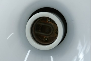 和製アンティーク　アームの意匠と切子細工が魅力のウォールライト　(R-087488)