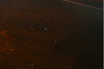 中古　希少な廃番品　北海道民芸家具　格子意匠が印象的な本棚　(R-087491)
