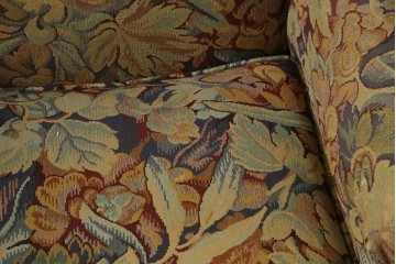 中古　美品　DREXEL HERITAGE(ドレクセルヘリテイジ)　花柄が目を引くリクライニングソファ　(R-087496)