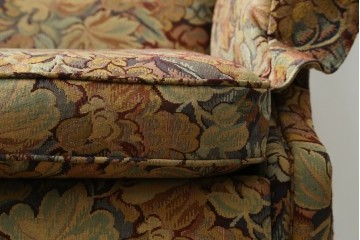 中古　美品　DREXEL HERITAGE(ドレクセルヘリテイジ)　花柄が目を引くリクライニングソファ　(R-087496)