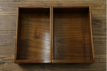 中古　美品　タモ材　格子戸の水屋箪笥サイドボード　(R-087498)