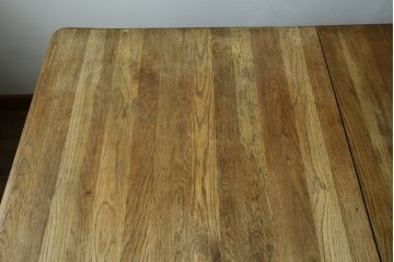 中古　CRASH GATE(クラッシュゲート)取り扱い　Knot antiques(ノットアンティークス)　オーク材　クラシカルなターンレッグのMERZ(メルツ)エクステンションテーブル　(R-087503)