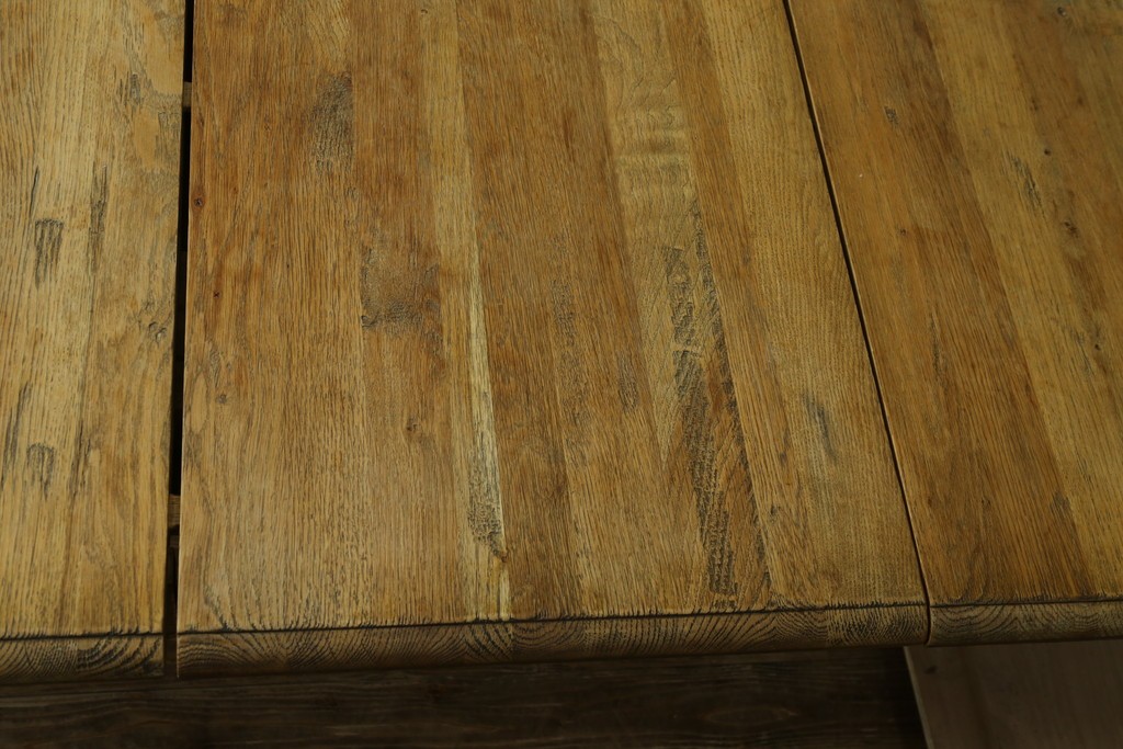 中古　CRASH GATE(クラッシュゲート)取り扱い　Knot antiques(ノットアンティークス)　オーク材　クラシカルなターンレッグのMERZ(メルツ)エクステンションテーブル　(R-087503)