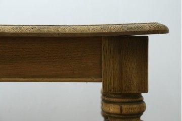 中古　CRASH GATE(クラッシュゲート)取り扱い　Knot antiques(ノットアンティークス)　オーク材　クラシカルなターンレッグのMERZ(メルツ)エクステンションテーブル　(R-087503)