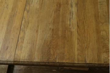 中古　CRASH GATE(クラッシュゲート)取り扱い　Knot antiques(ノットアンティークス)　オーク材　クラシカルなターンレッグのMERZ(メルツ)エクステンションテーブル　(R-087503)