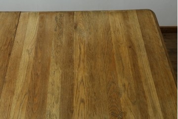 中古　CRASH GATE(クラッシュゲート)取り扱い　Knot antiques(ノットアンティークス)　オーク材　クラシカルなターンレッグのMERZ(メルツ)エクステンションテーブル　(R-087503)