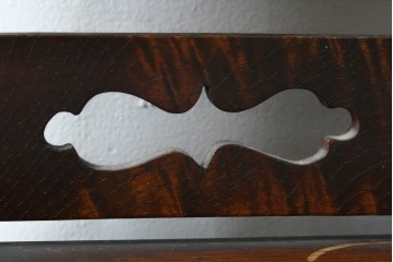 中古　松本民芸家具　欅材　和洋折衷の空間に馴染みの良い524型小鏡台　(R-087506)