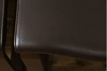中古　美品　CONDE HOUSE(カンディハウス)　BOLS(ボルス)　本革シートのダイニングチェア4脚セット　現行定価(4脚合計)約64万円　(R-087507)