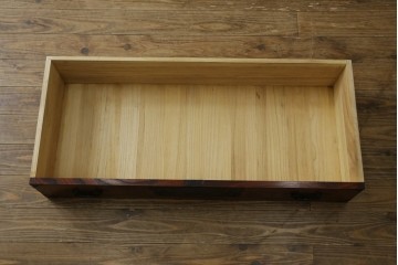 中古　美品　仙台民藝箪笥(仙台箪笥)　重厚な金具と力強い木目が印象的な整理箪笥　(R-087510)