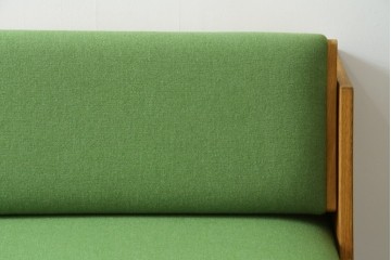 デンマークヴィンテージ　GETAMA(ゲタマ)　Hans J. Wegner(ハンス・J・ウェグナー)　GE258　さわやかなレトログリーンの2wayデイベッド　(R-087512)