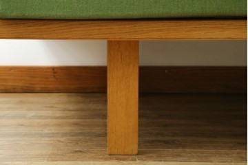 デンマークヴィンテージ　GETAMA(ゲタマ)　Hans J. Wegner(ハンス・J・ウェグナー)　GE258　さわやかなレトログリーンの2wayデイベッド　(R-087512)