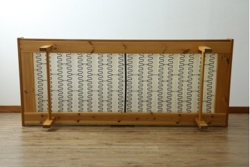 デンマークヴィンテージ　GETAMA(ゲタマ)　Hans J. Wegner(ハンス・J・ウェグナー)　GE258　さわやかなレトログリーンの2wayデイベッド　(R-087512)