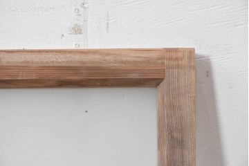 アンティーク建具　昭和初期　素朴で落ち着いた印象の明り取り1枚　(R-087519)