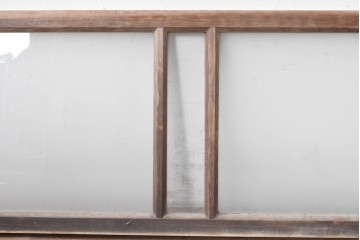 アンティーク建具　昭和初期　素朴で落ち着いた印象の明り取り1枚　(R-087519)
