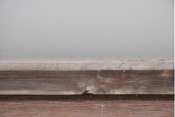 アンティーク建具　昭和初期　素朴で落ち着いた印象の明り取り1枚　(R-087519)