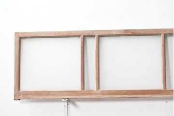 アンティーク建具　昭和初期　素朴で落ち着いた印象の明り取り2枚セット　(R-087520)