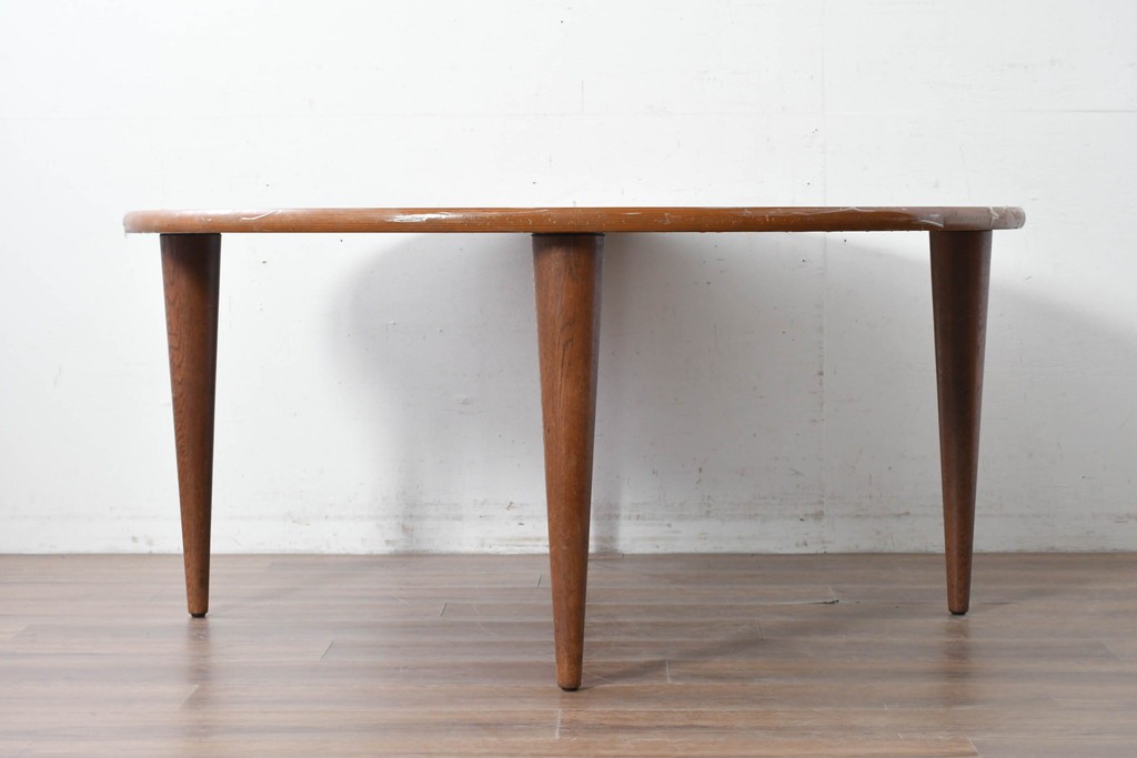 中古　希少な大振りサイズ!!　arflex(アルフレックス)　NEW STATION(ニューステーション)ラウンドテーブル　定価約25万円　(R-087521)