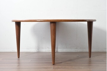 中古　希少な大振りサイズ!!　arflex(アルフレックス)　NEW STATION(ニューステーション)ラウンドテーブル　定価約25万円　(R-087521)