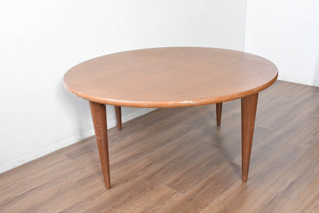 中古　希少な大振りサイズ!!　arflex(アルフレックス)　NEW STATION(ニューステーション)ラウンドテーブル　定価約25万円　(R-087521)