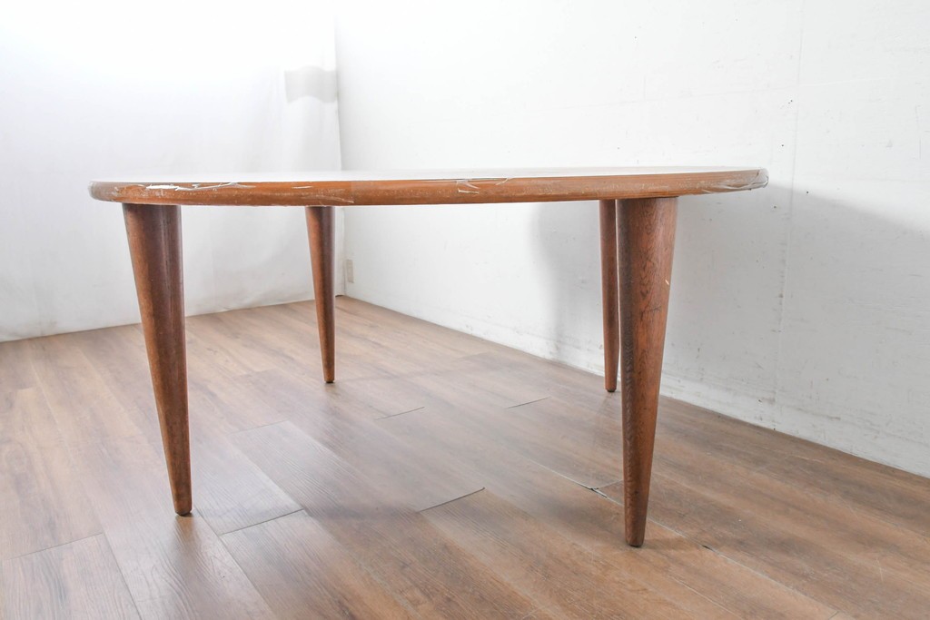 中古　希少な大振りサイズ!!　arflex(アルフレックス)　NEW STATION(ニューステーション)ラウンドテーブル　定価約25万円　(R-087521)