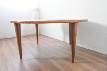 中古　希少な大振りサイズ!!　arflex(アルフレックス)　NEW STATION(ニューステーション)ラウンドテーブル　定価約25万円　(R-087521)