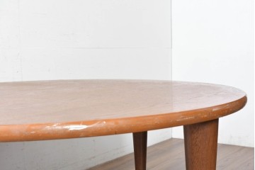 中古　希少な大振りサイズ!!　arflex(アルフレックス)　NEW STATION(ニューステーション)ラウンドテーブル　定価約25万円　(R-087521)